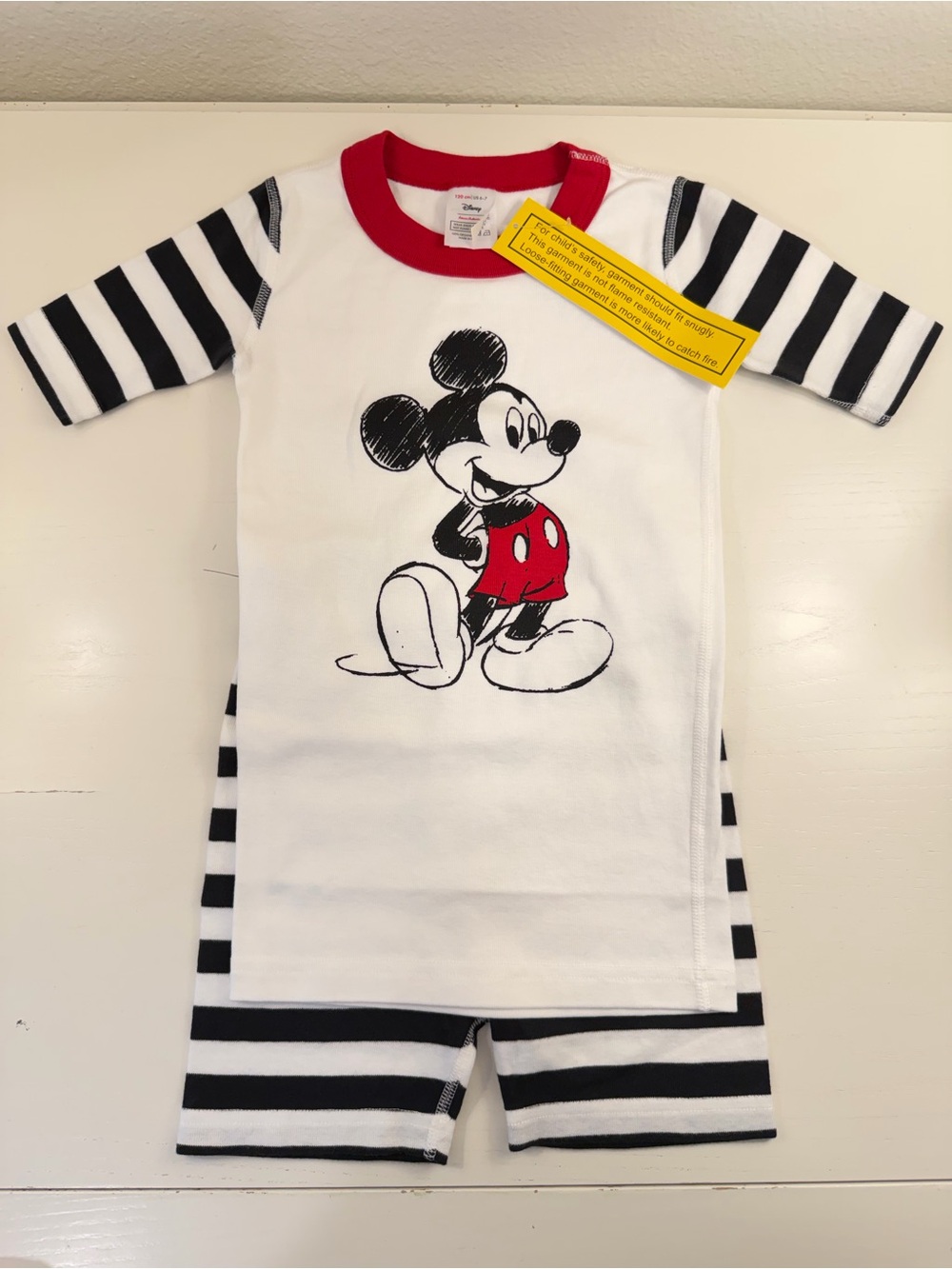 NWT Hanna Andersson Mickey PJs 6-7